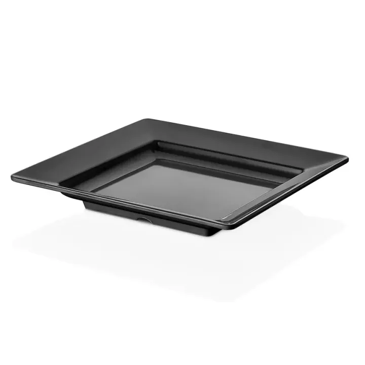 34 × 34 cm · H 5.3 cm Black Square Platter