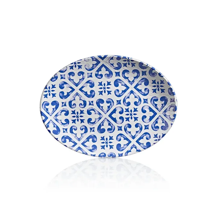 39 × 29 cm · H 4.4 cm Santorini Oval Platter