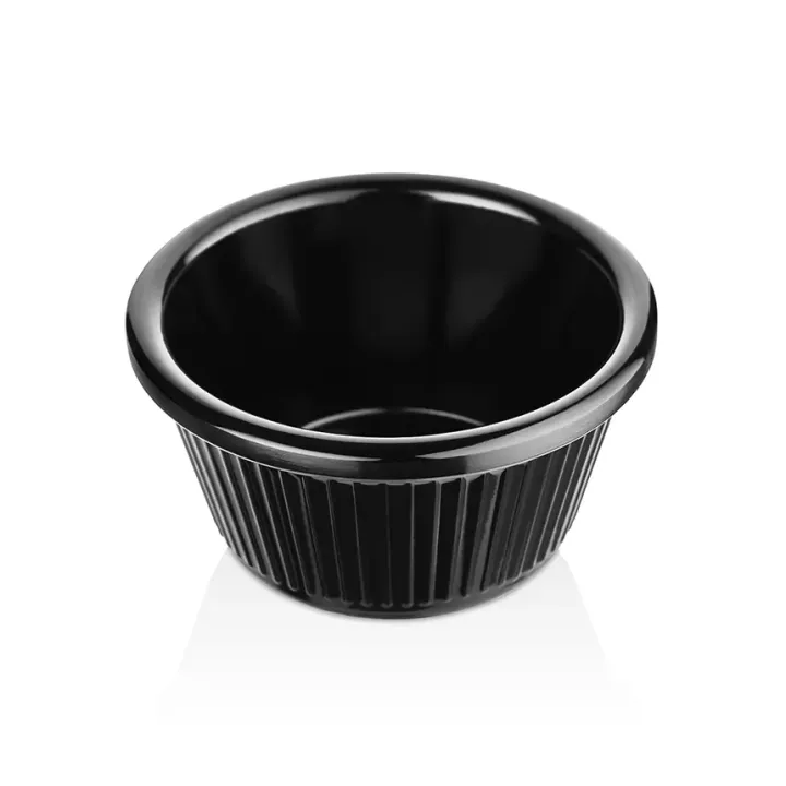 Ø 8.4 cm · H 4.4 cm Black Mini Sauce Dish