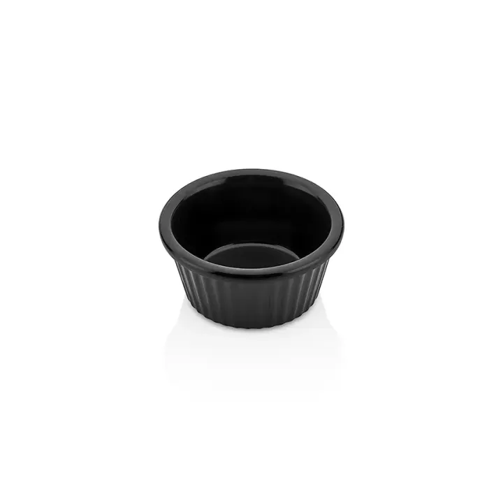Ø 5.8 cm · H 2.7 cm Black Mini Sauce Dish