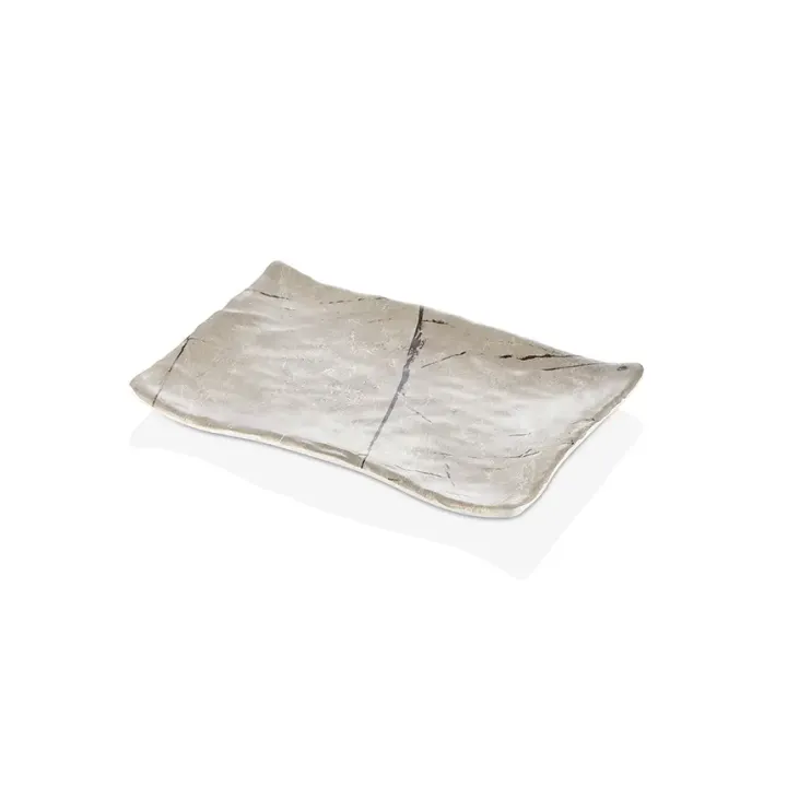 27.7 × 19.2 cm · H 2.8 cm Cappuccino Rectangular Plate