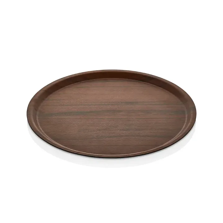 Ø 43 cm Walnut Round Tray