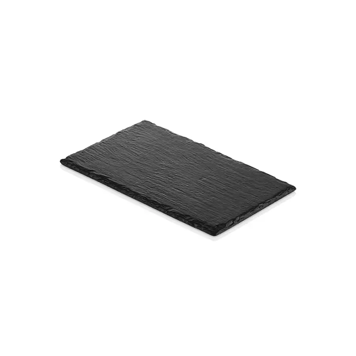 26.5 × 16.2 cm · H 1 cm Black Serving Board
