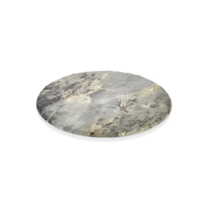 Ø 30 cm · H 1 cm Royal Marble Round Serving Board