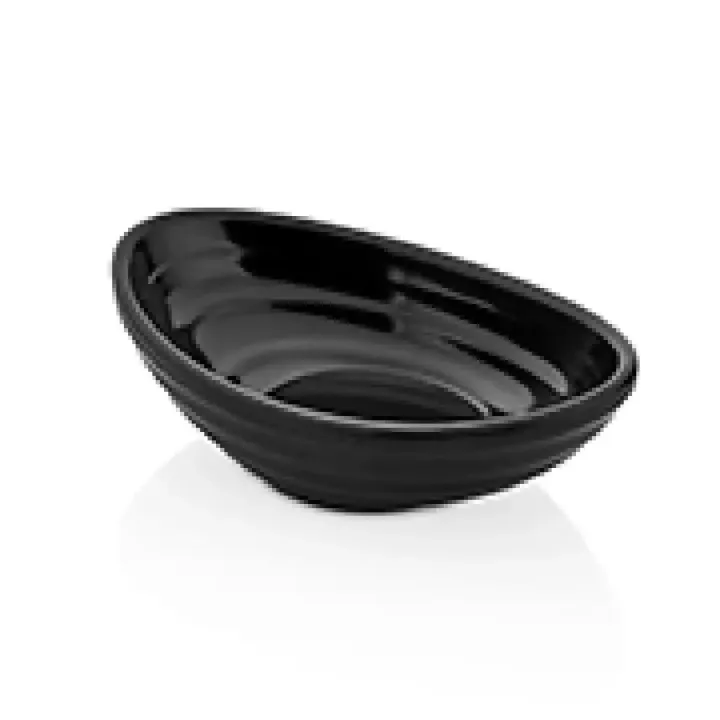 10 × 6.3 cm Black Mini Sauce Dish