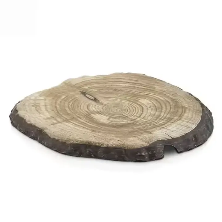 33 × 30 cm Woodgrain Log Slice Board