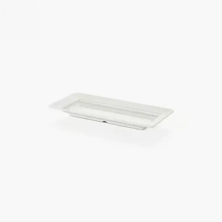 43 × 21 cm · H 4 cm Cream White Platter