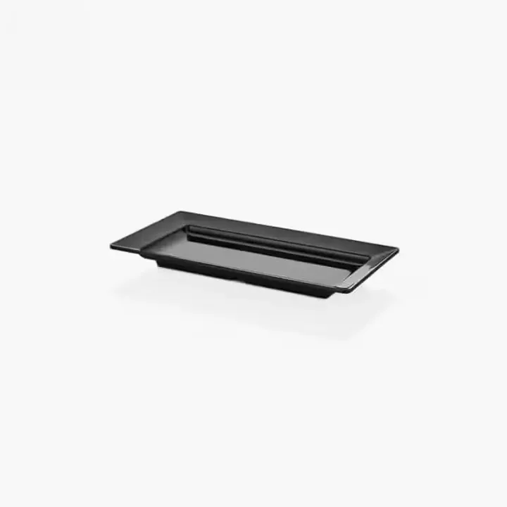 43 × 21 cm · H 4 cm Black Platter