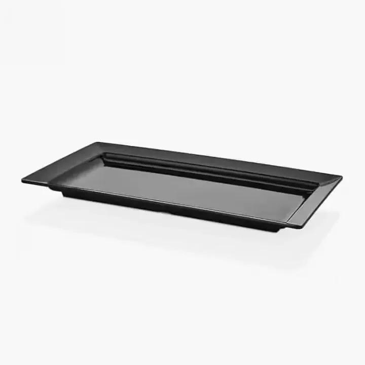 65.5 × 37 cm · H 5.5 cm Black Platter