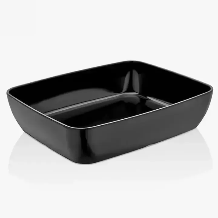 53 × 32.5 cm · H 7.5 cm Black Bowl