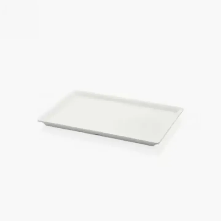 35 × 24 cm · H 2 cm Cream White Rectangular Platter