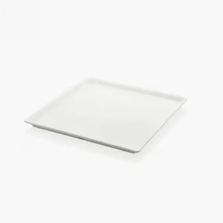 35 × 35 cm · H 2 cm Cream White Square Platter