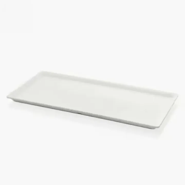 51 × 24 cm · H 2 cm Cream White Rectangular Platter