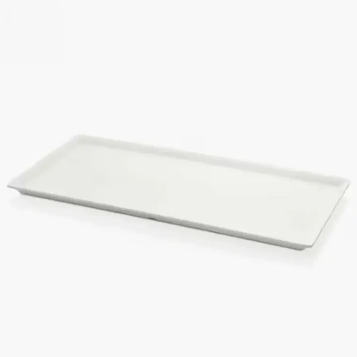 53 × 25 cm · H 2 cm Cream White Rectangular Platter