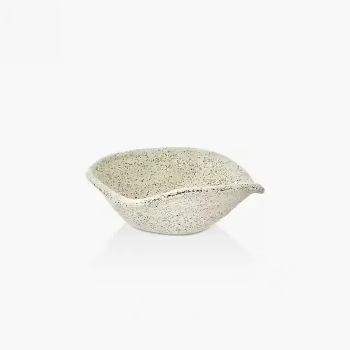 15.2 × 13 cm · H 4.9 cm White Granite Bowl