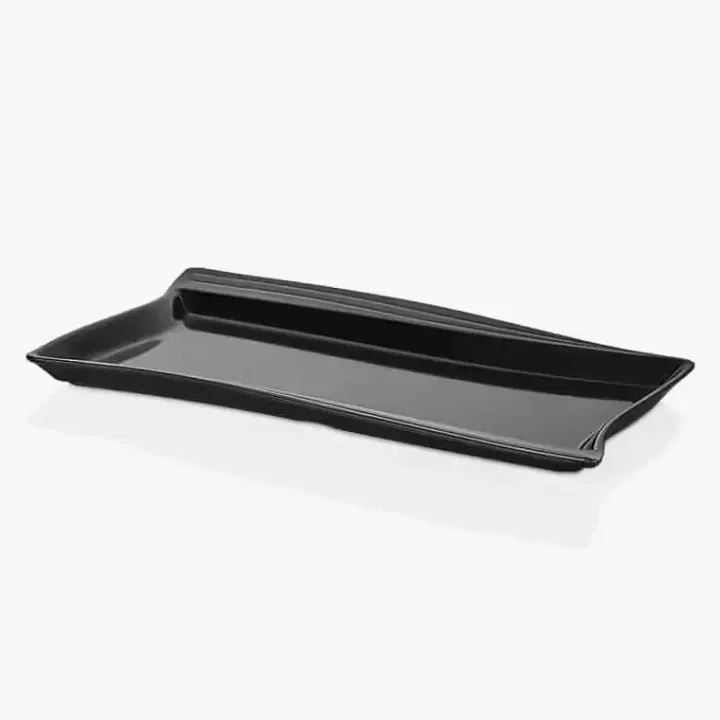 53 × 32.5 cm · H 3.6 cm Black Platter